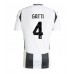 Maillot de foot Juventus Federico Gatti #4 Domicile vêtements 2024-25 Manches Courtes